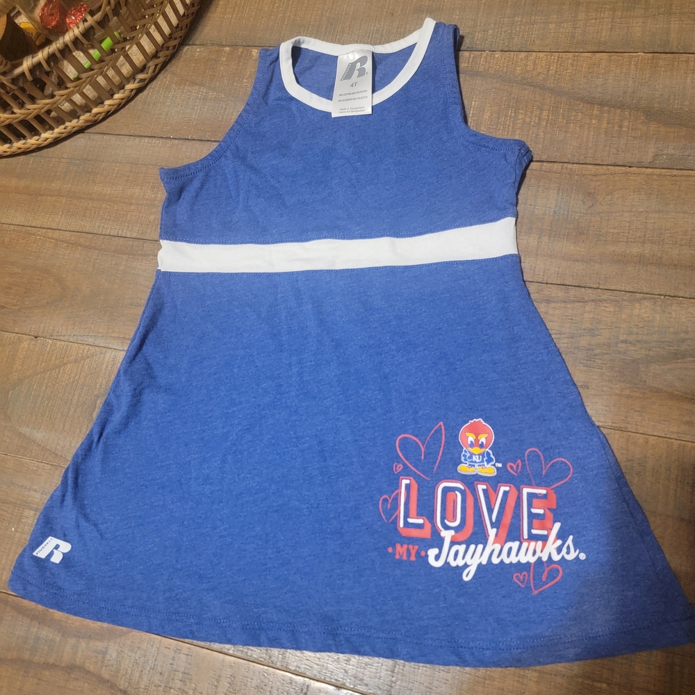Russell Athletic Blue and White Toddler Shirt